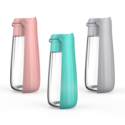 Outdoor Portable Folding Dog Water Bottle - 550ml Large Capacity for Medium to Large Dogs