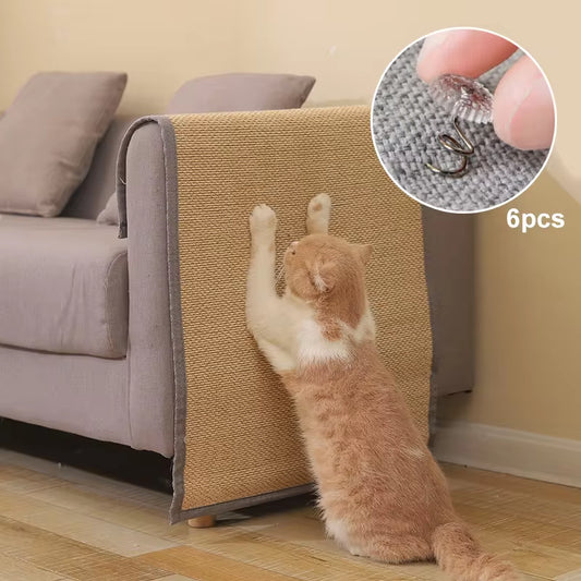 Cat Scratch Prevention Sofa Protector and Nail Sharpening Mat