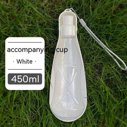 Outdoor Portable Folding Dog Water Bottle - 550ml Large Capacity for Medium to Large Dogs