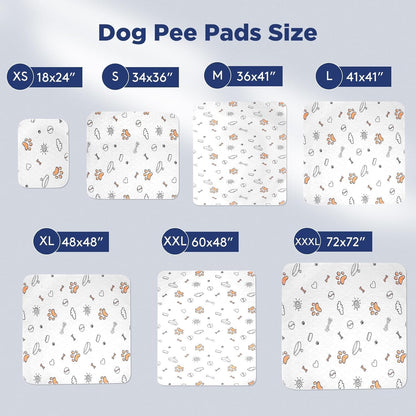 Washable Dog Pee Pads - 2 Pack Small 18"x24" Super Absorbent Reusable Training Pads, 100% Waterproof Non-Slip Design for Whelping, Playpen, and Crate Use