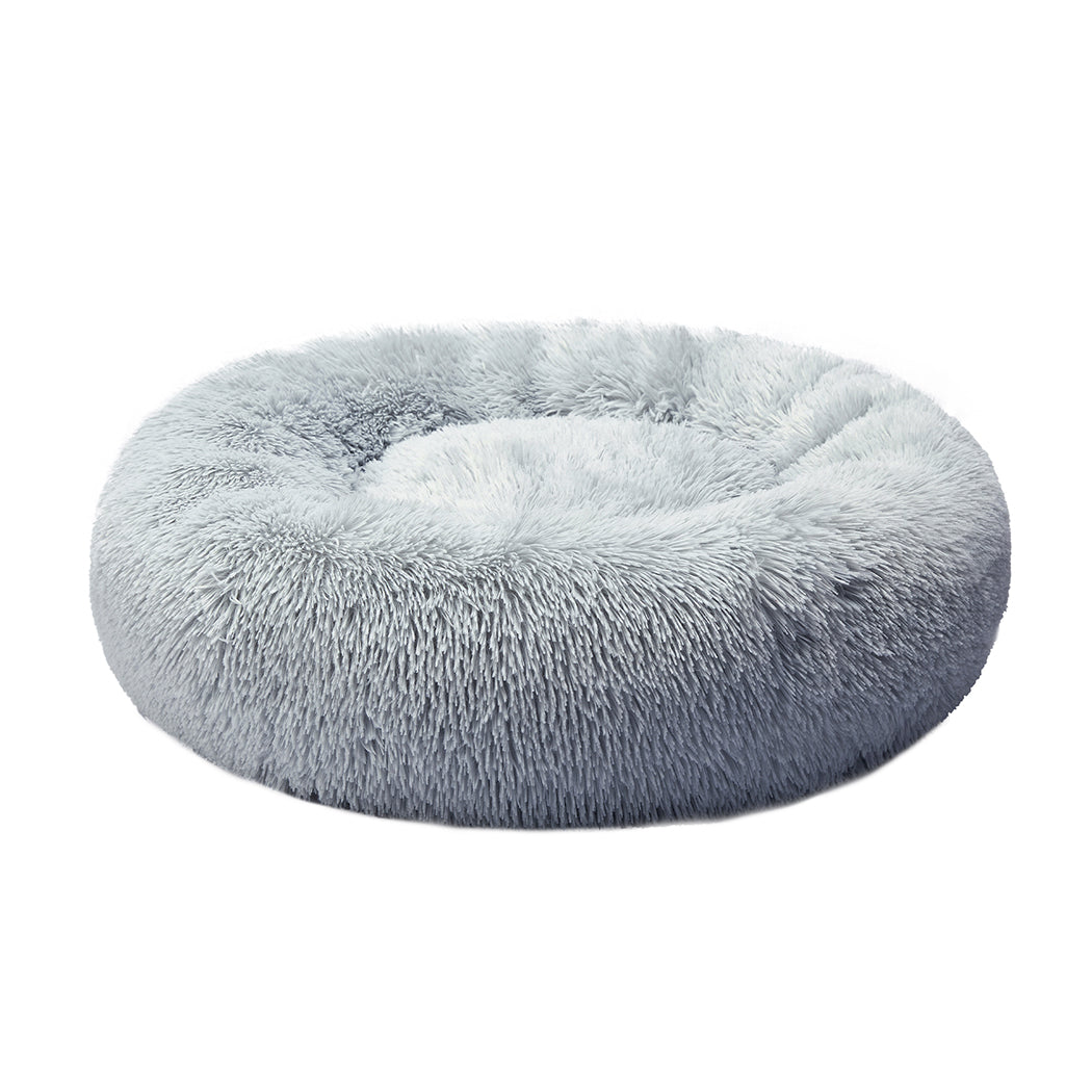 Pawz Plush Dog Calming Bed - Thick, Soft, Round, and Washable for Large Breeds