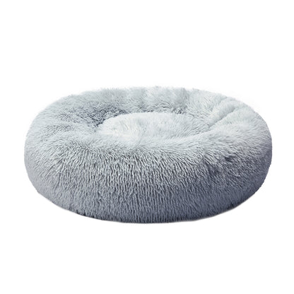Pawz Plush Dog Calming Bed - Thick, Soft, Round, and Washable for Large Breeds