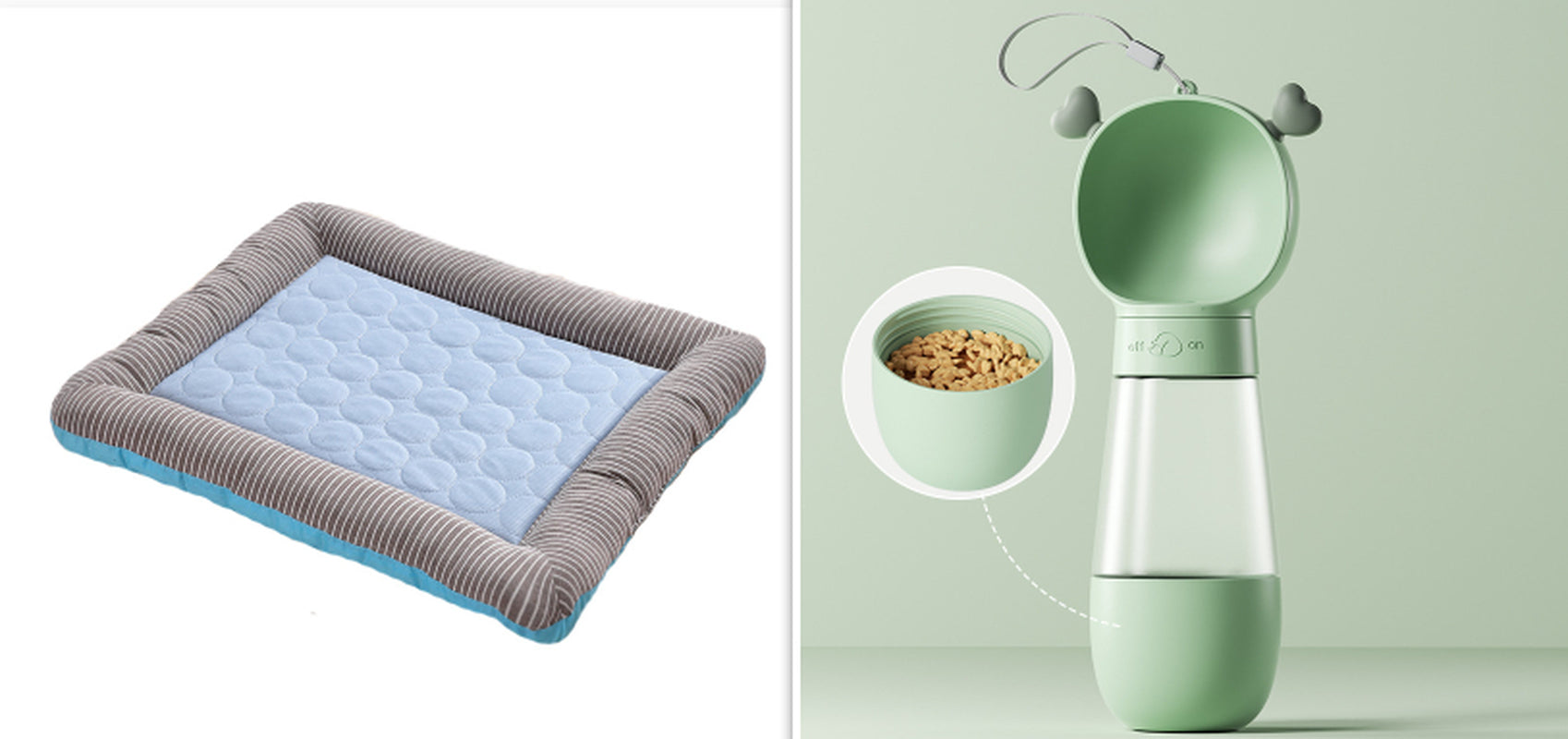 Pet Cooling Pad for Dogs and Cats - Soft Ice Silk Mat for Summer Comfort, Breathable Blue Design