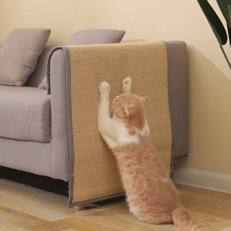 Cat Scratch Prevention Sofa Protector and Nail Sharpening Mat