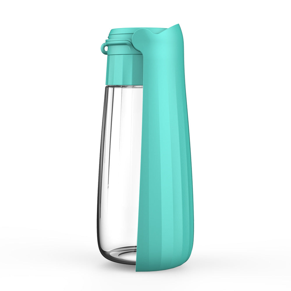 Outdoor Portable Folding Dog Water Bottle - 550ml Large Capacity for Medium to Large Dogs
