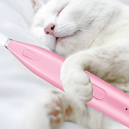 Professional Electric Dog Hair Trimmer and Grooming Scissors for Pets - Ideal for Foot, Ear, and Butt Hair Care