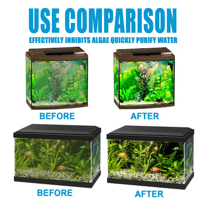 Algae Control Tablets for Aquarium: Odor Eliminator and Water Purification Algaecide for Fish Tank Maintenance