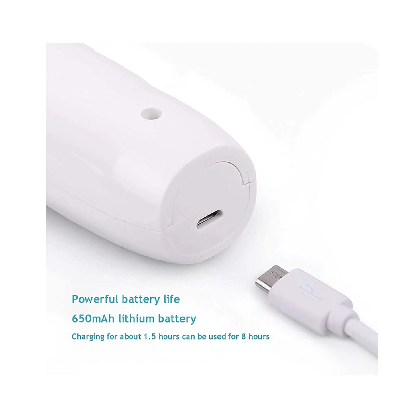 Electric Pet Nail Grinder for Dogs and Cats - Turbo USB Rechargeable Claw File N9