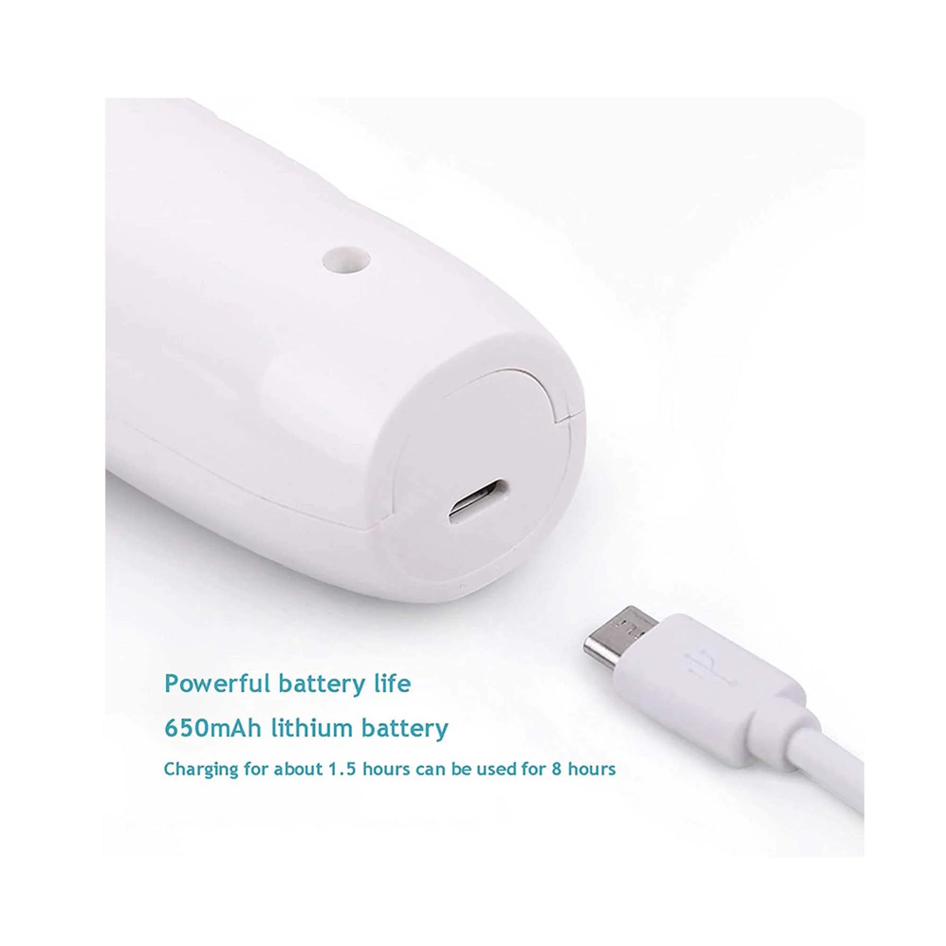 Electric Pet Nail Grinder for Dogs and Cats - Turbo USB Rechargeable Claw File N9