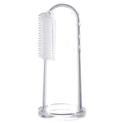 Premium Soft Silicone Pet Finger Toothbrush for Dogs and Cats - Effective Dental Care Tool for Bad Breath and Tartar Removal