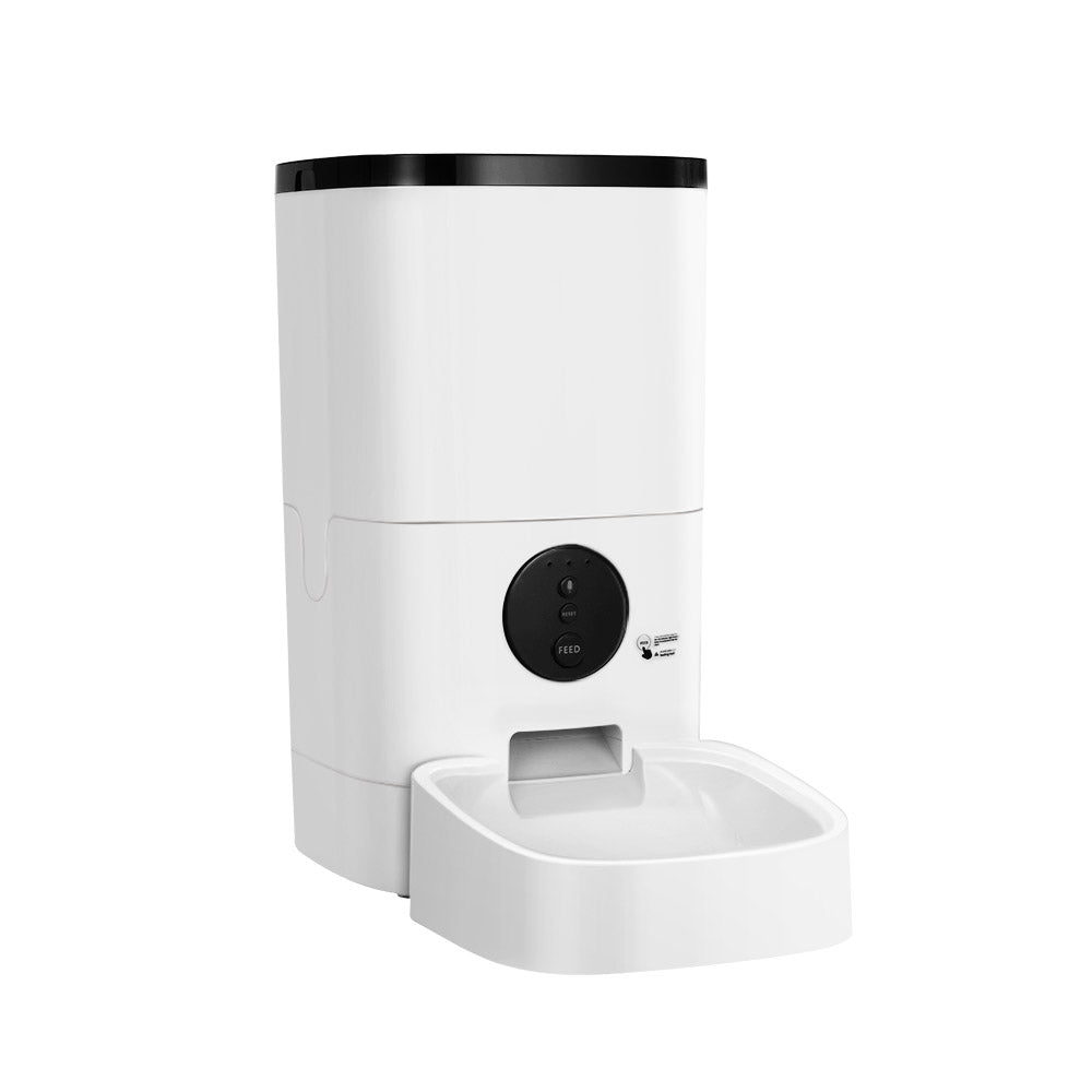 I.Pet Smart Automatic Pet Feeder with Camera and WiFi Connectivity for Dogs and Cats