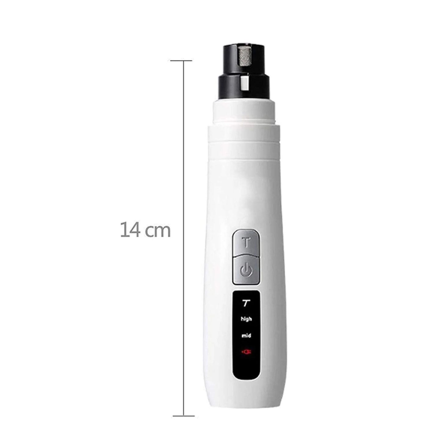 Electric Pet Nail Grinder for Dogs and Cats - Turbo USB Rechargeable Claw File N9