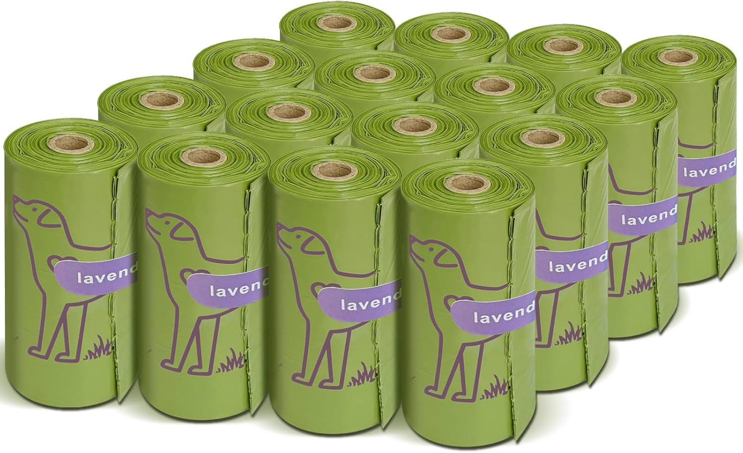 240 Count Leakproof 13” x 9” Dog Waste Bags Rolls - Durable and Scented Poop Bags for Dogs and Cats