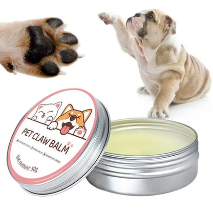 Paw Balm for Cats and Dogs - 50g Protective Cream for Pet Paws and Noses, Moisturizer and Repair for Cracked Feet