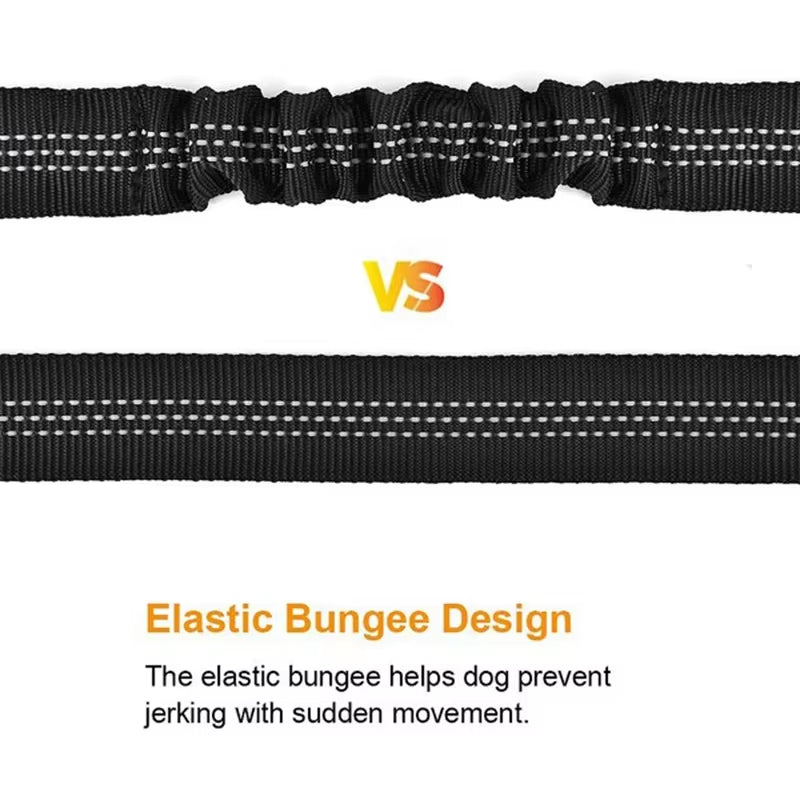Adjustable Reflective Nylon Dog Seat Belt for Small and Large Breeds - Elastic Travel Safety Restraint for Puppies and French Bulldogs