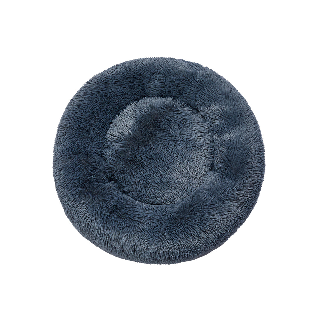 Pawz Plush Dog Calming Bed - Thick, Soft, Round, and Washable for Large Breeds