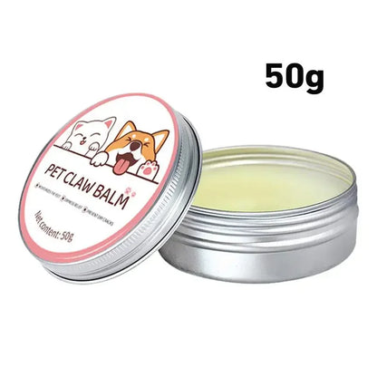 Paw Balm for Cats and Dogs - 50g Protective Cream for Pet Paws and Noses, Moisturizer and Repair for Cracked Feet
