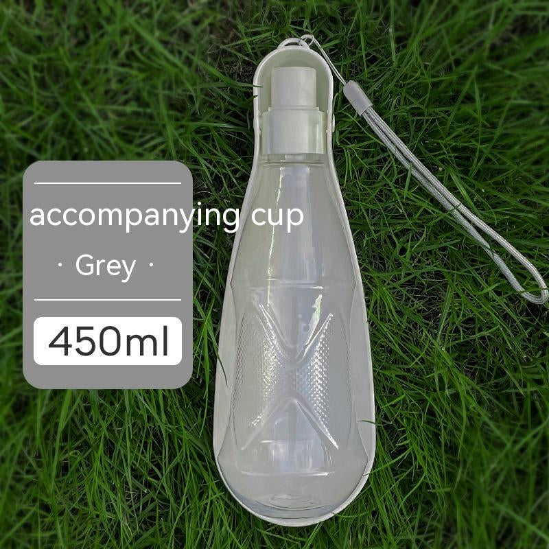 Outdoor Portable Folding Dog Water Bottle - 550ml Large Capacity for Medium to Large Dogs