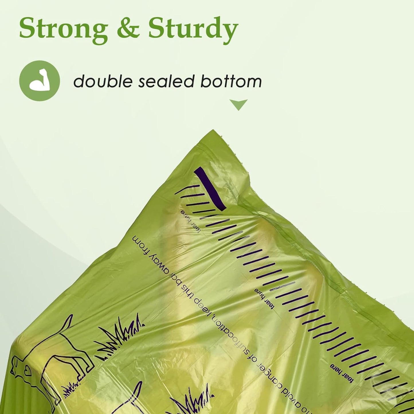 240 Count Leakproof 13” x 9” Dog Waste Bags Rolls - Durable and Scented Poop Bags for Dogs and Cats