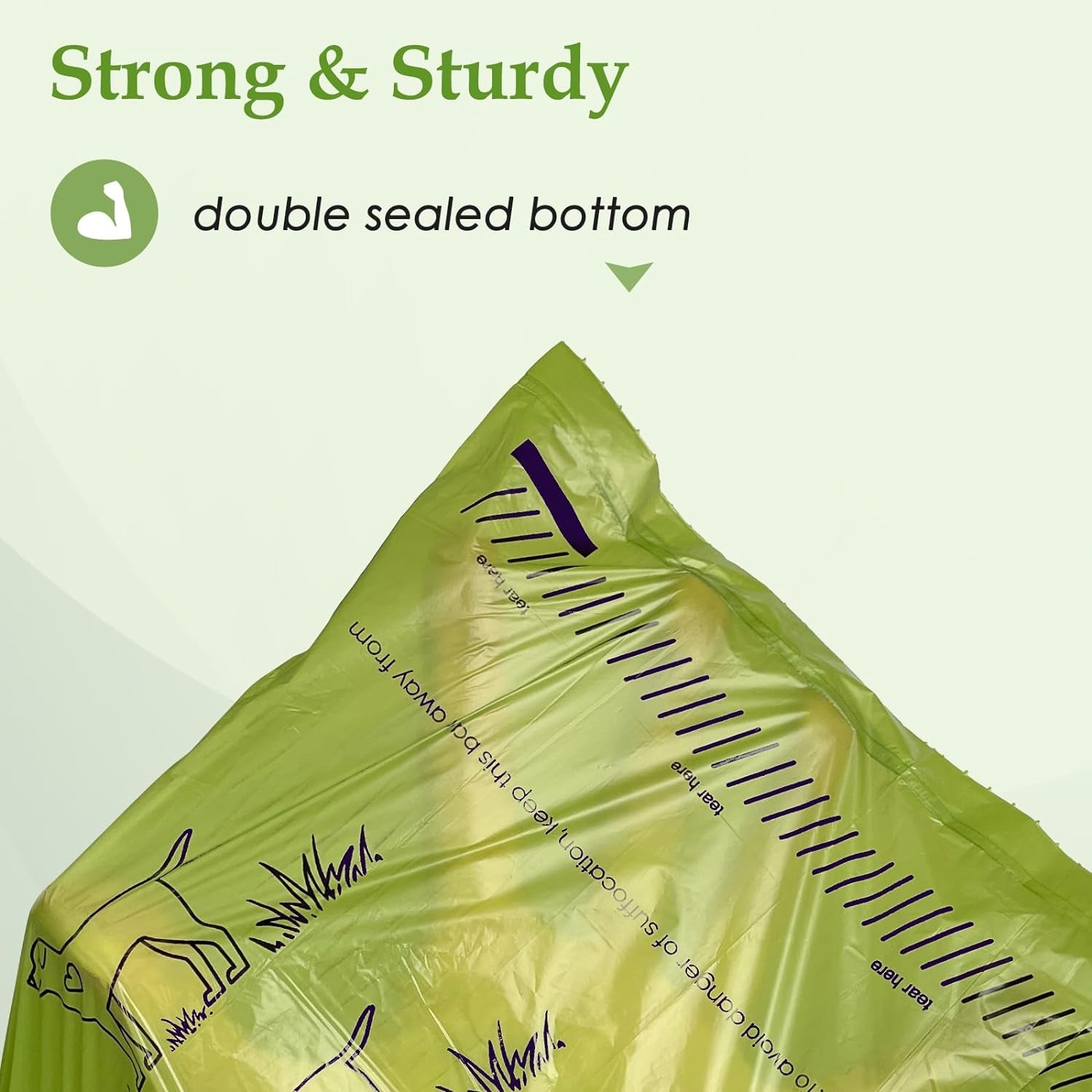 240 Count Leakproof 13” x 9” Dog Waste Bags Rolls - Durable and Scented Poop Bags for Dogs and Cats