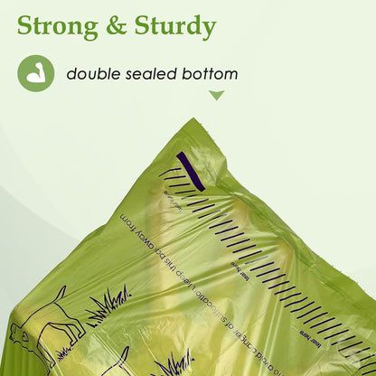 240 Count Leakproof 13” x 9” Dog Waste Bags Rolls - Durable and Scented Poop Bags for Dogs and Cats